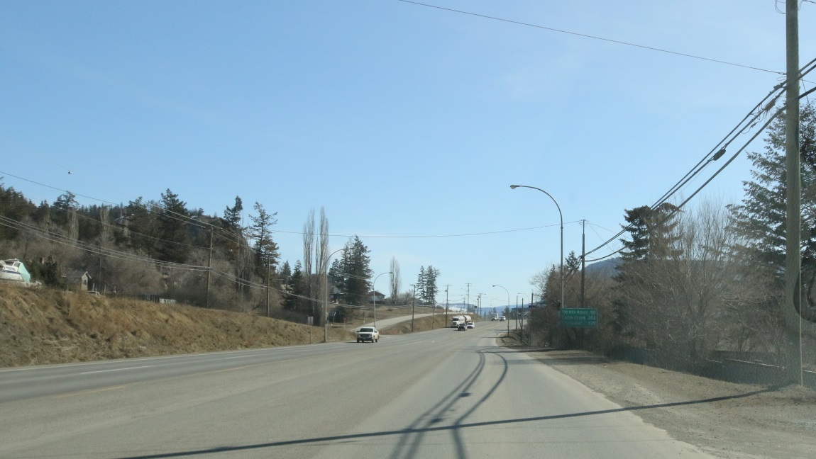 Departing Williams Lake