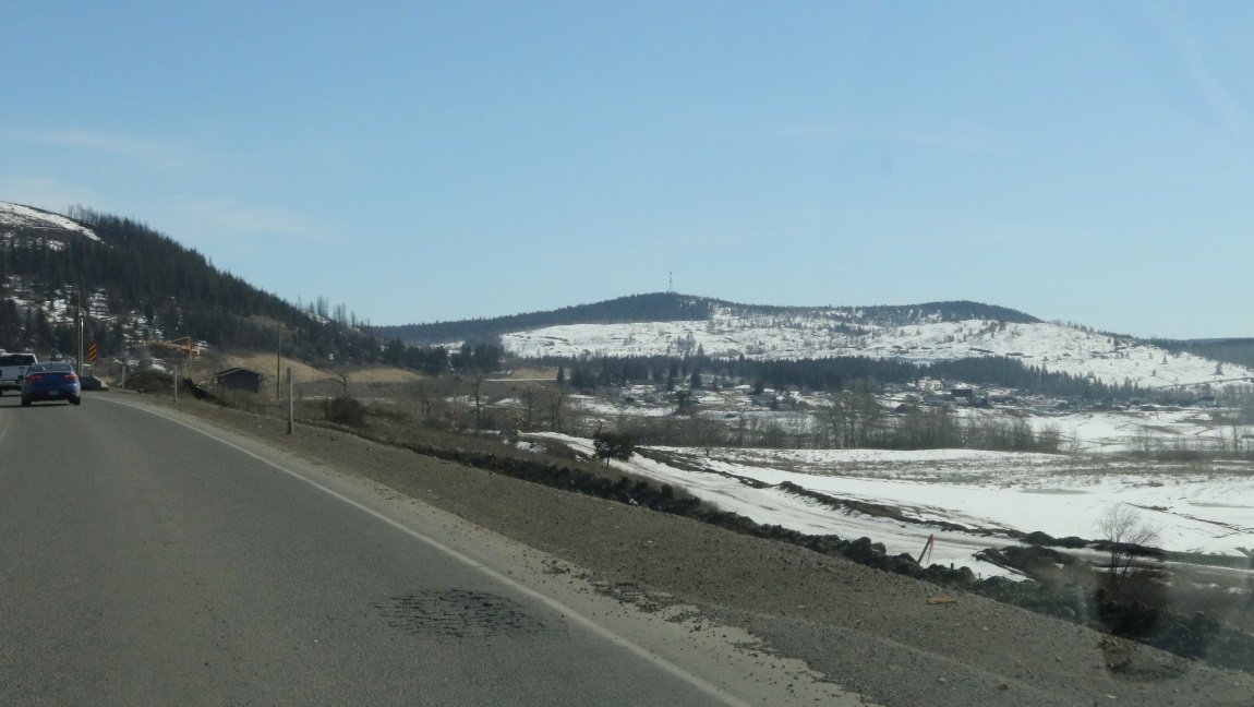 Five miles East of Williams Lake