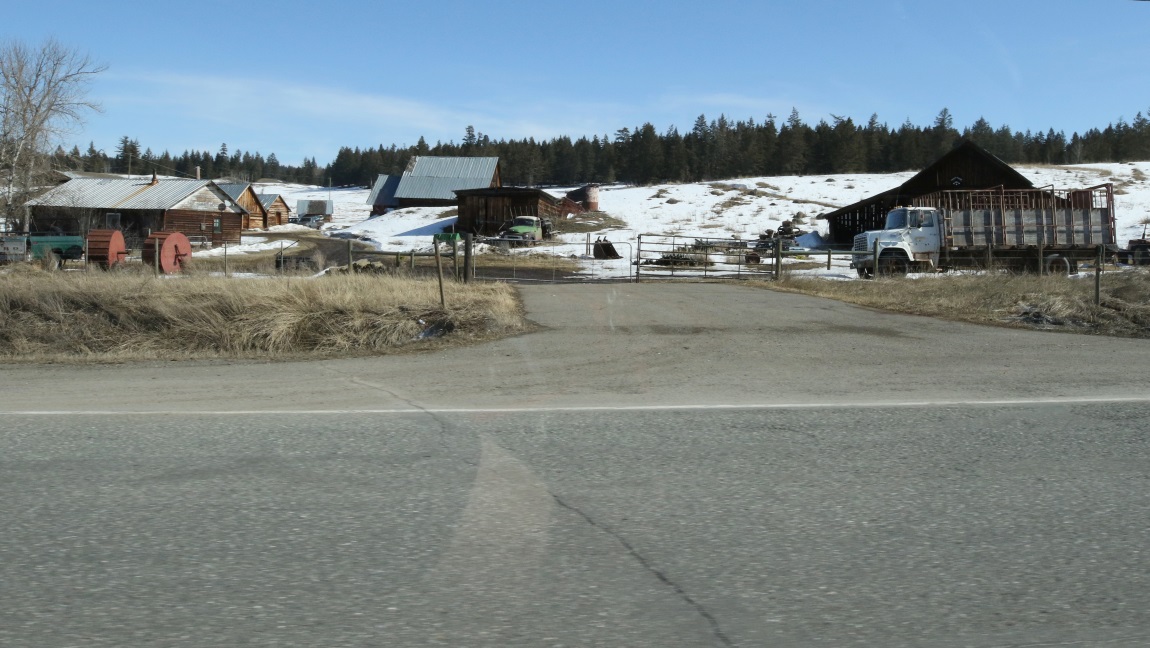 Four miles South of 150 Mile House