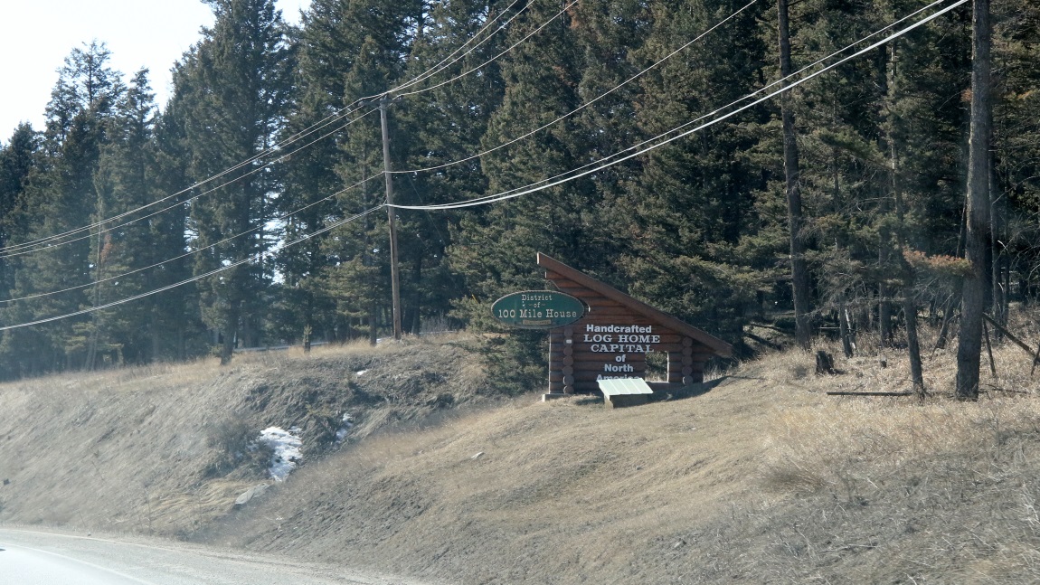 Entering 100 Mile House