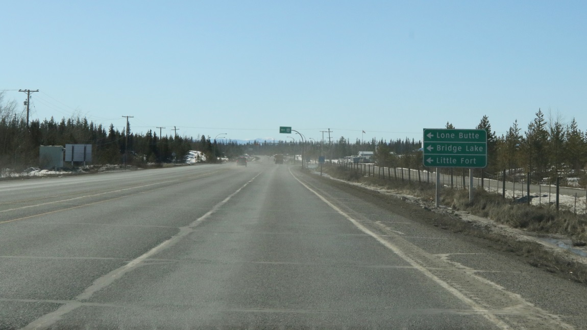 Junction with Little Fort Highway 24