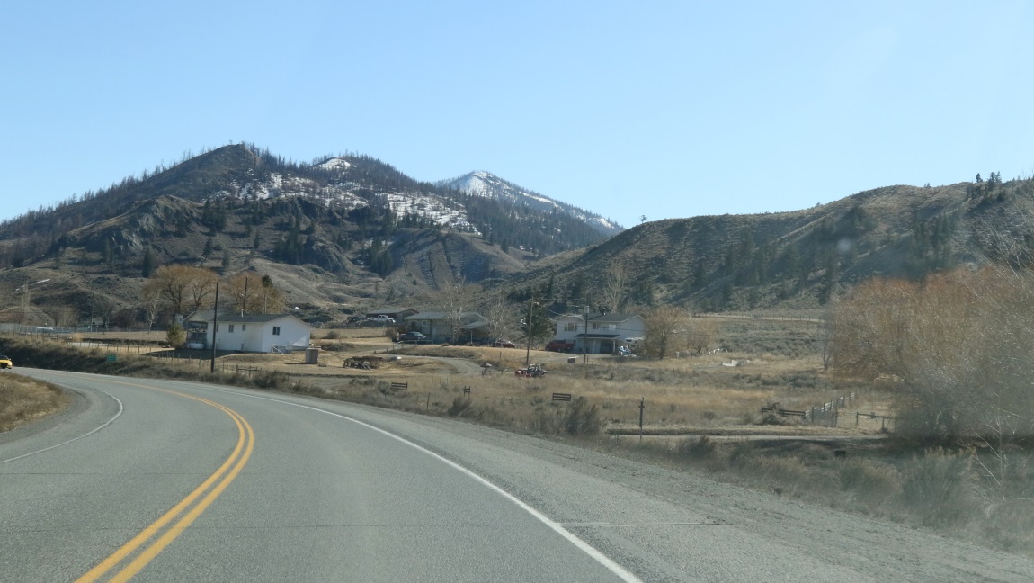 Three miles North of Cache Creek