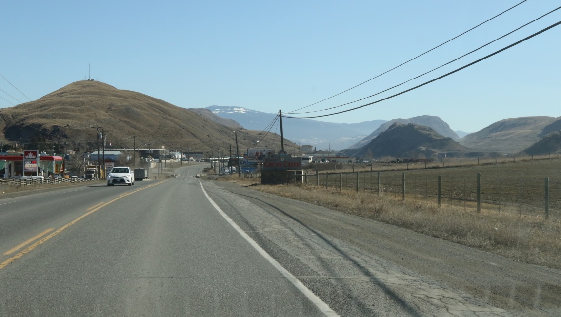 Coming into Cache Creek