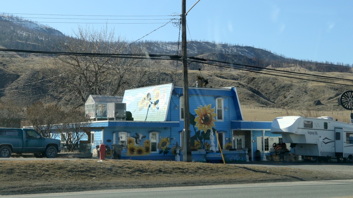 Interesting painted house