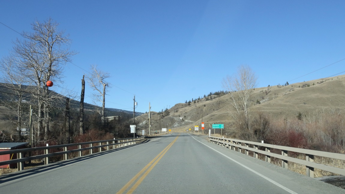 Two miles West of Hat Creek