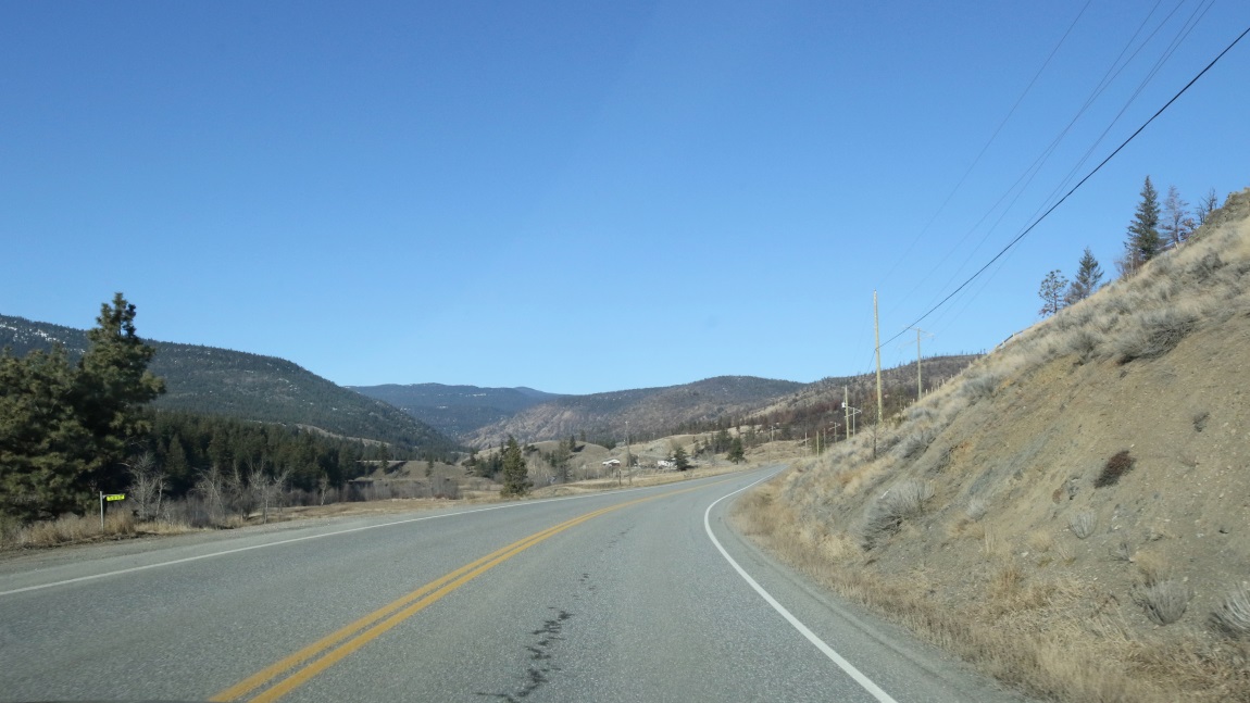 Two miles West of Hat Creek