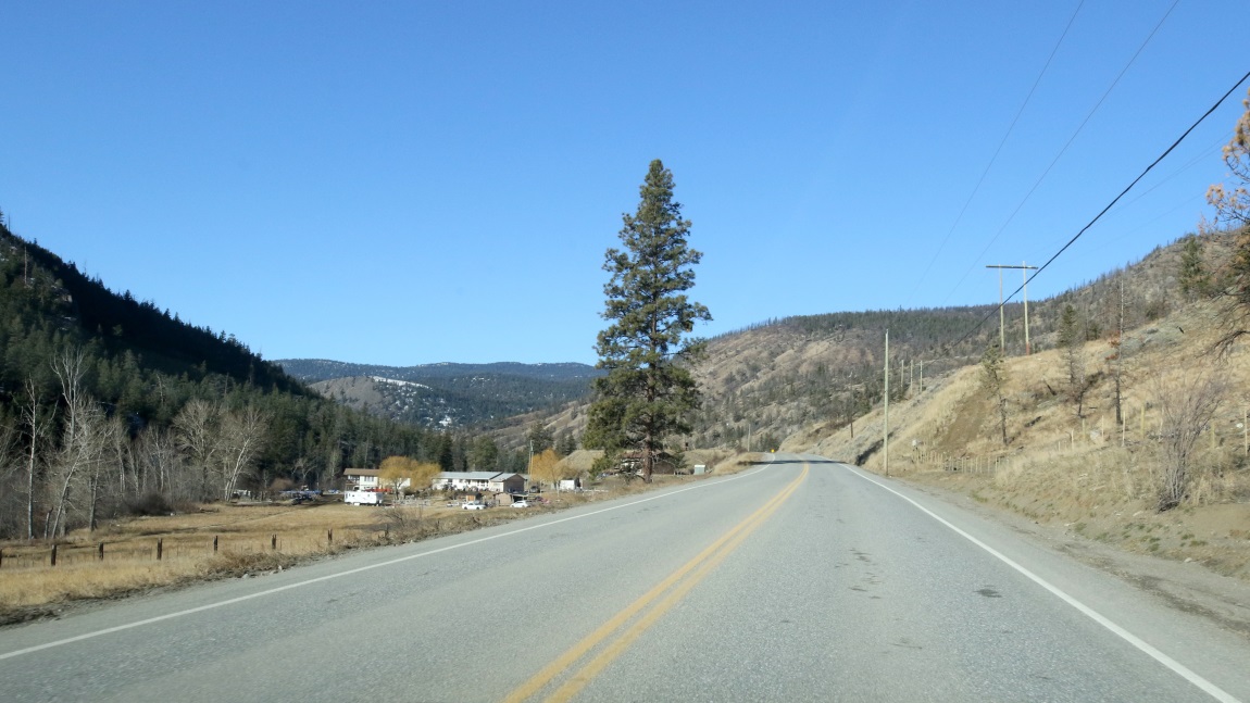 Four miles West of Hat Creek
