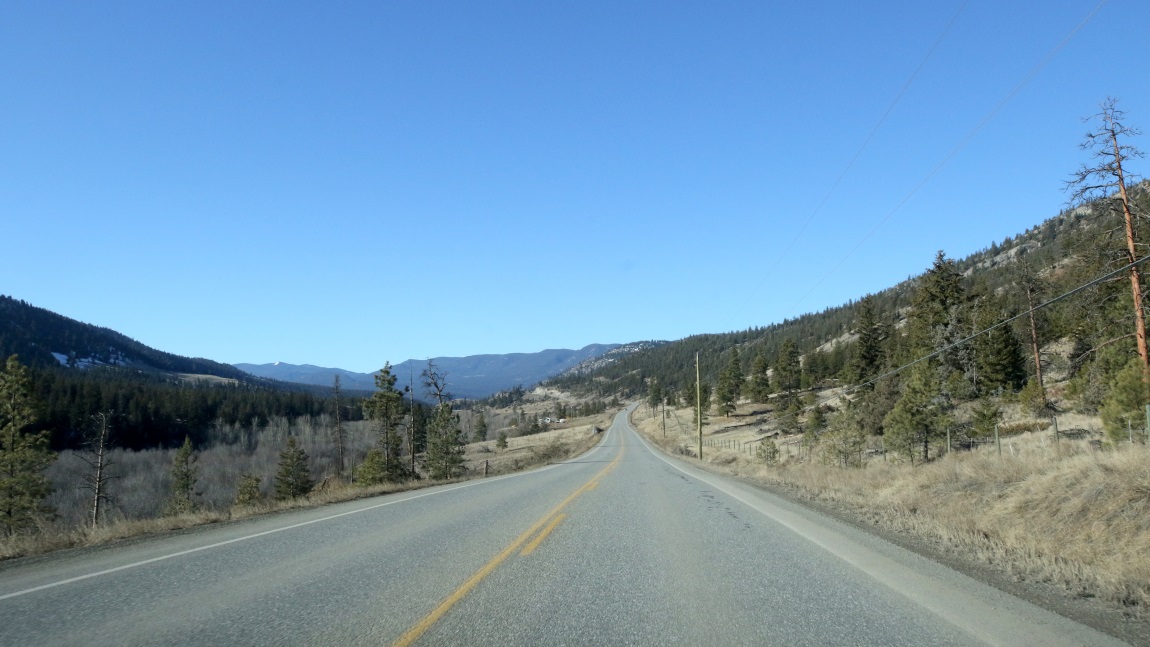 Five miles West of Hat Creek
