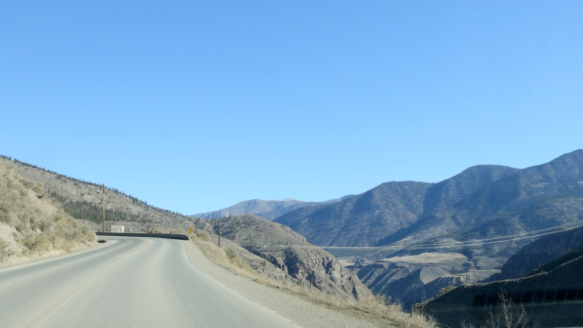 Coming up out of Fountain Valley