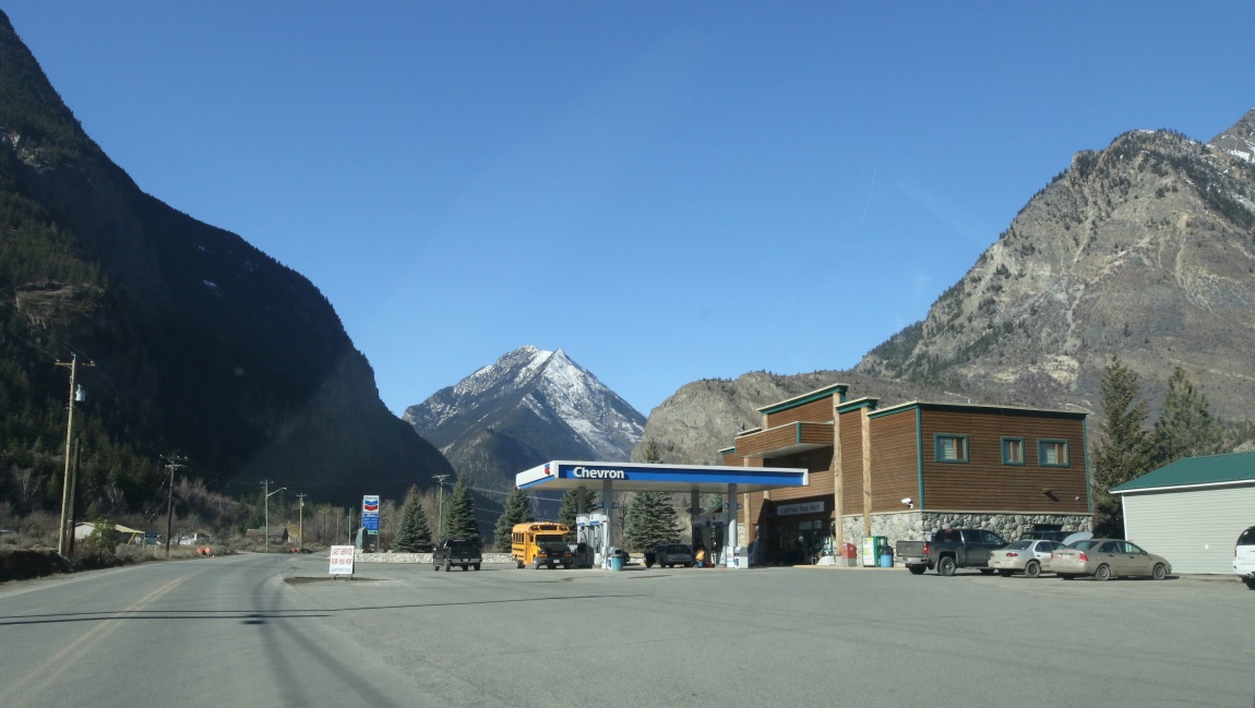 Last gas for 100 kilometers