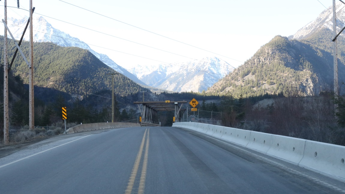 Three miles West of Lillooet