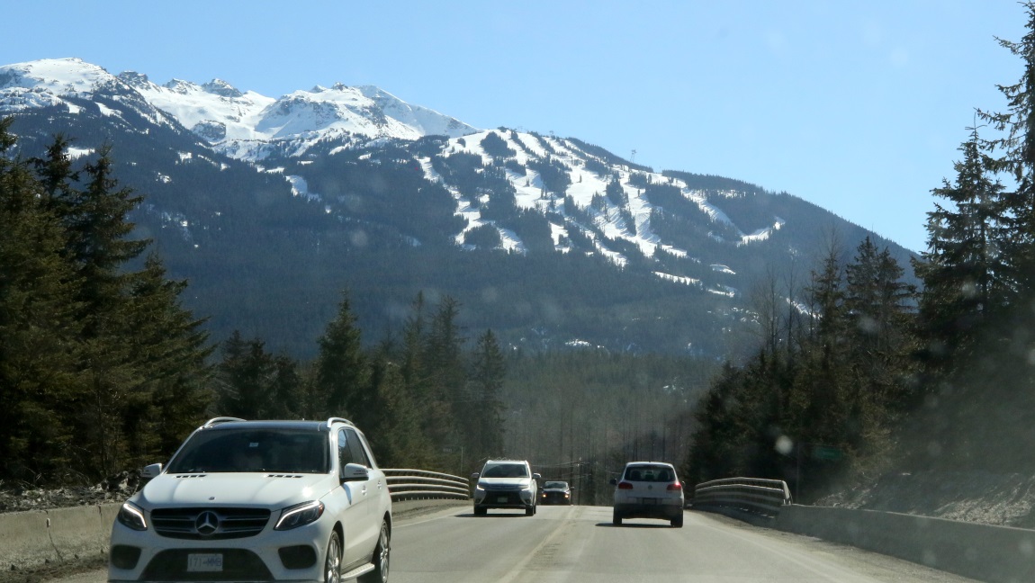 Whistler BC ski area