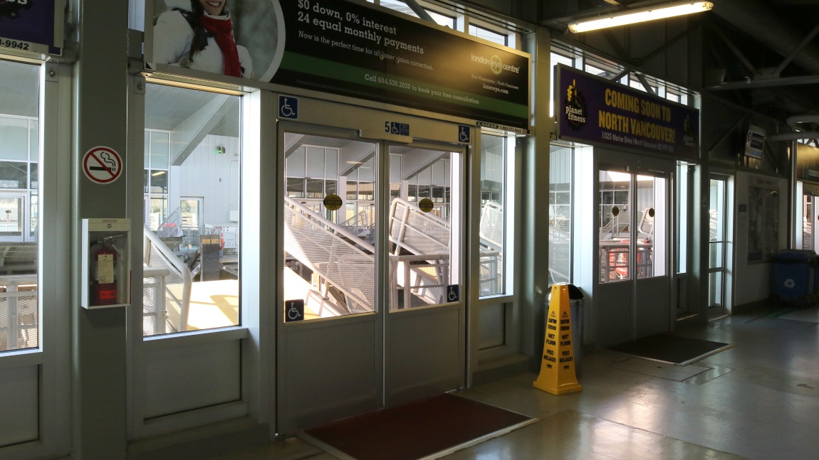 Waiting for the Seabus at Lonsdale Quay