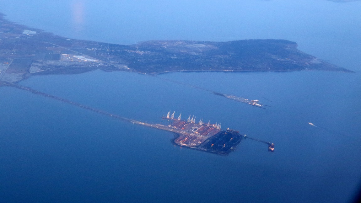 Roberts Bank Terminal 2 and Point Roberts