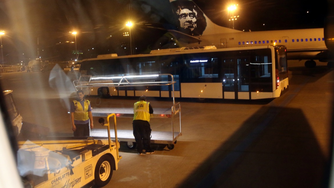 Larger carry bags had been collected