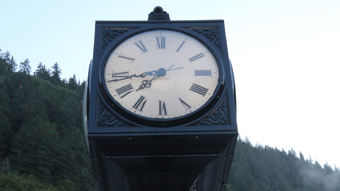 Franklin Street and Corner Clock