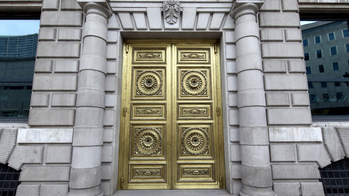 Wonderful golden doors