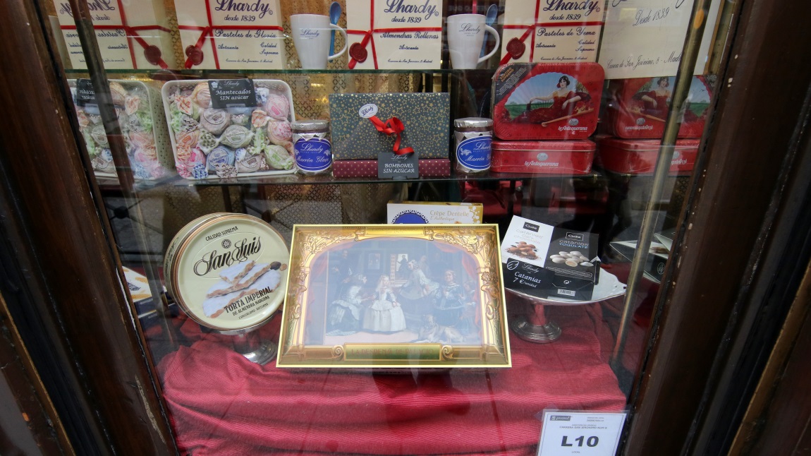Candy store window display