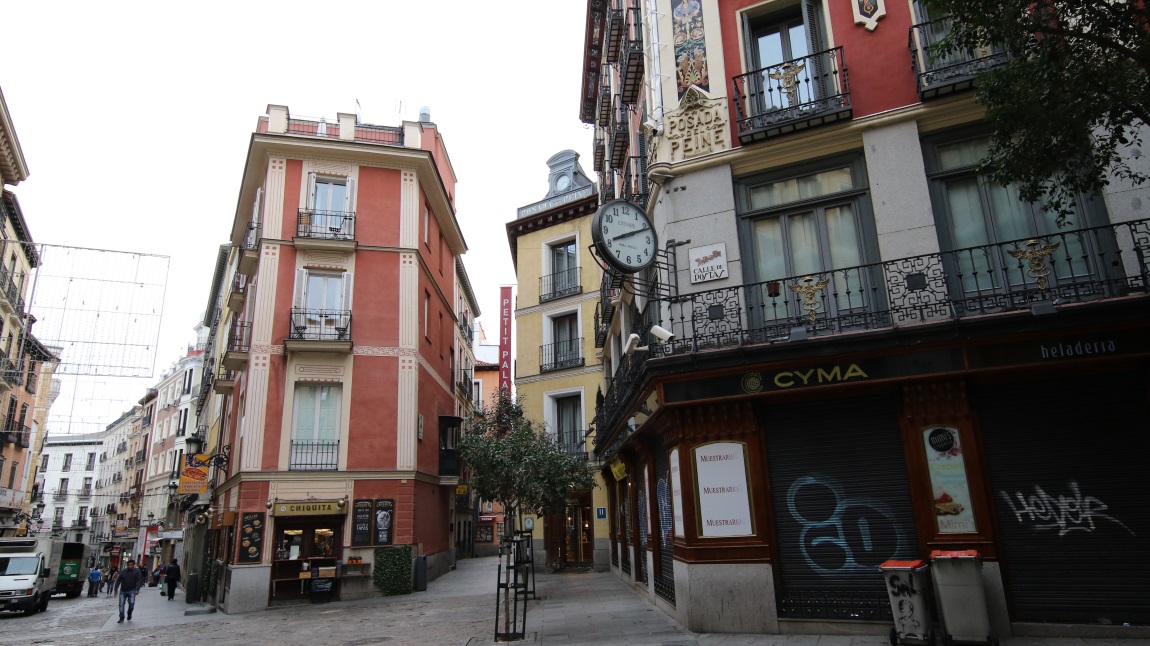 Leaving the Plaza Mayor