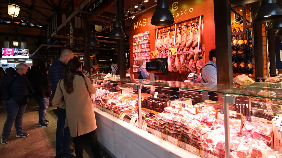 Inside Mercado de San Miguel