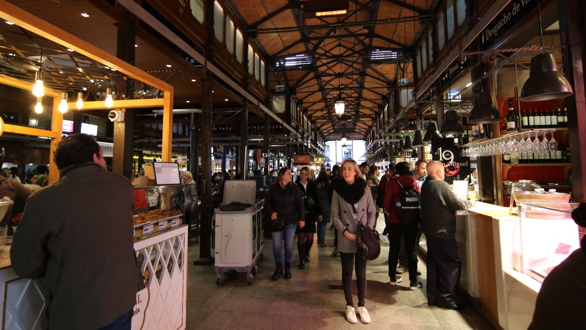 Inside Mercado de San Miguel