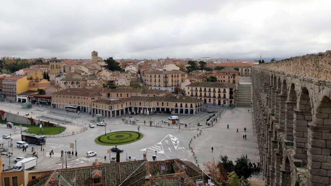 Plaza del Azoguejo from above
