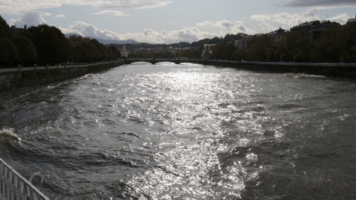 South down the Urumea River