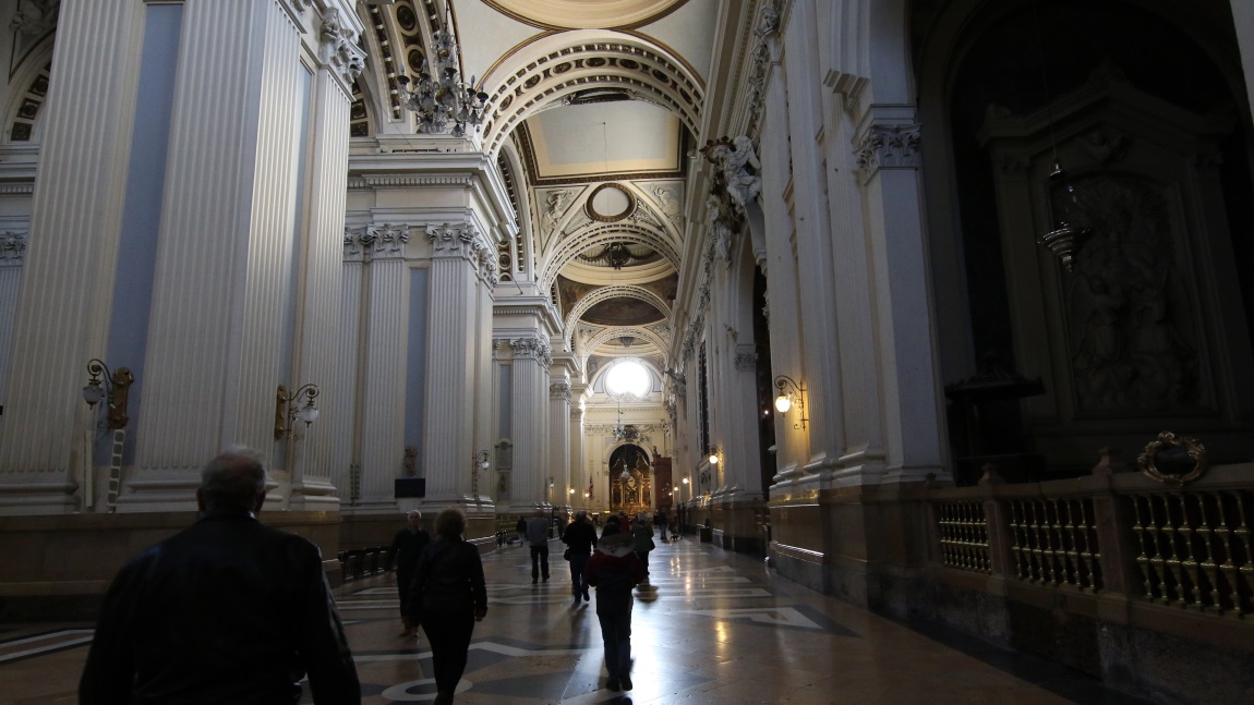 Inside the Baslica