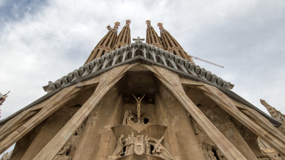 Looking up from the back