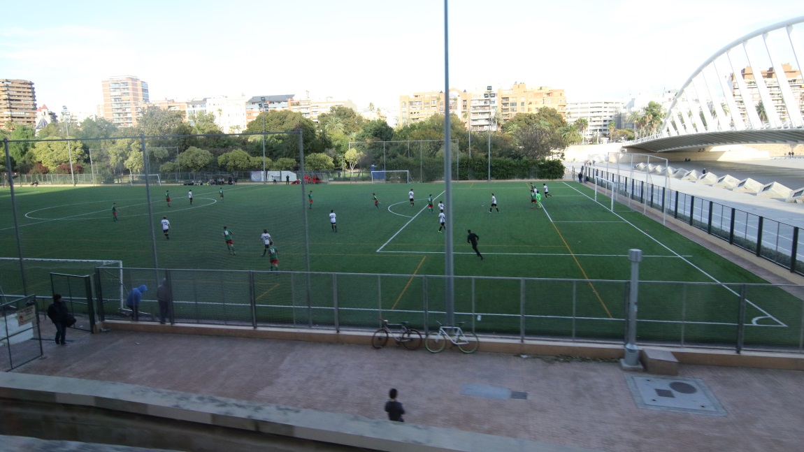 Municipal soccer field