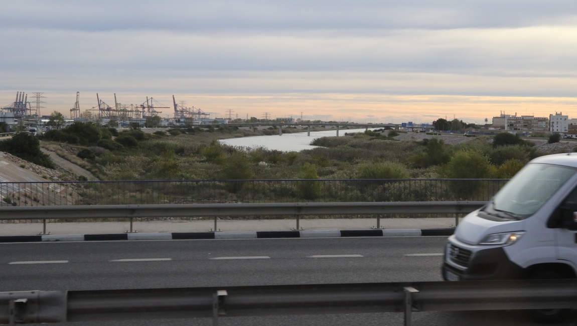 Crossing the Turia River