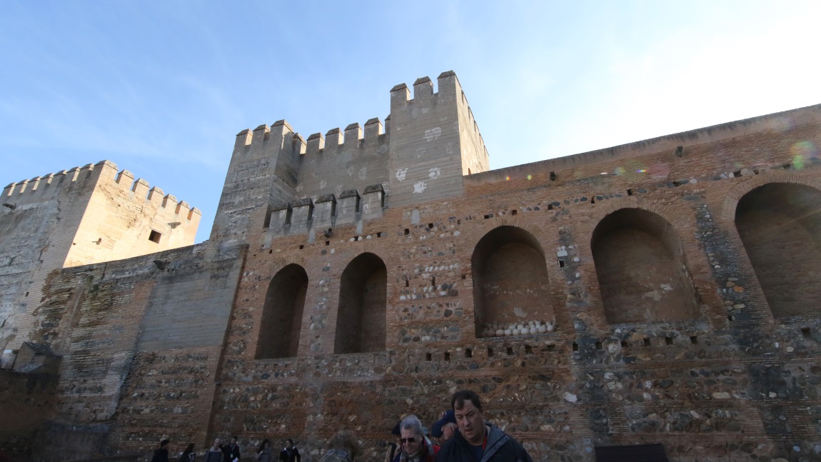 Inside the Alcazaba fortress