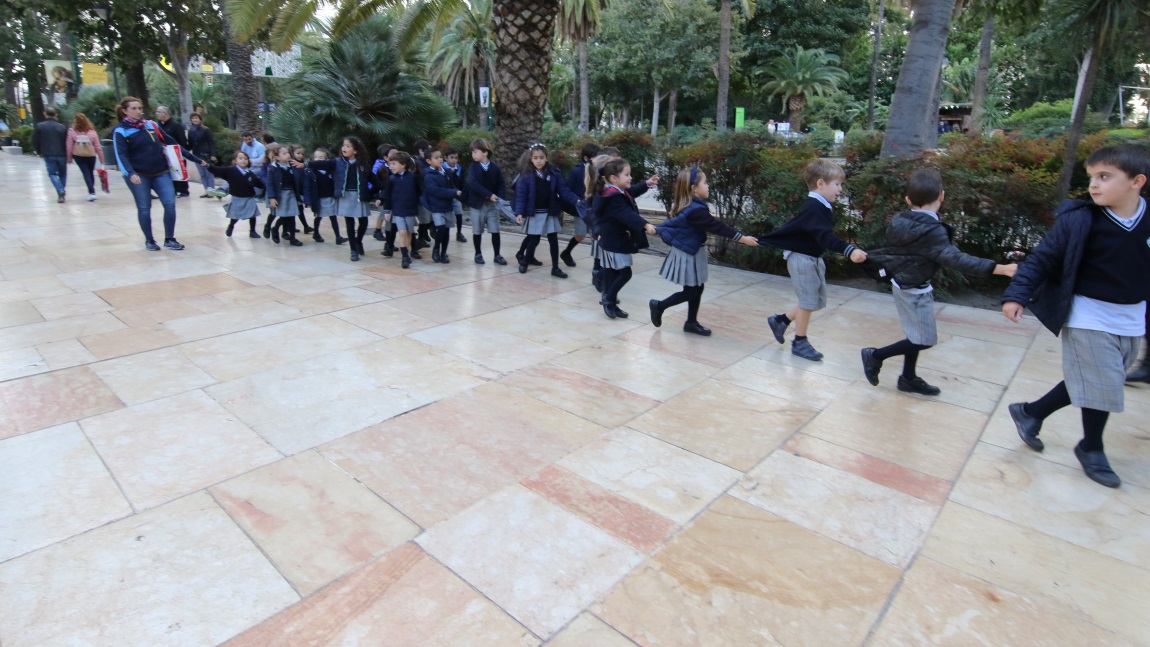 School kids in uniform