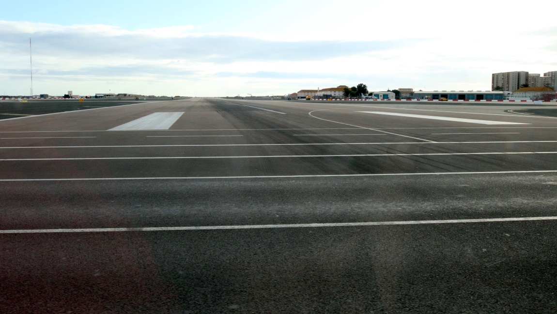 Crossing the runway