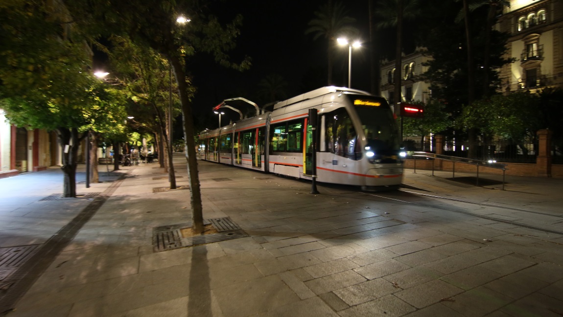 Tram on Calle San Fernando