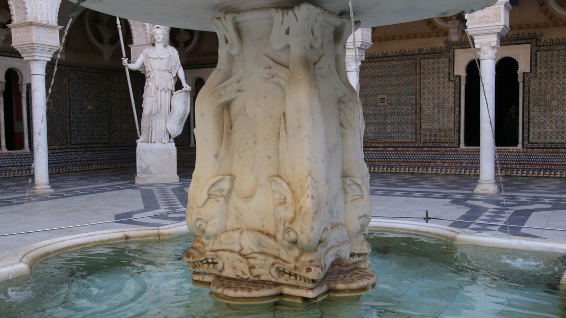 Base of the Janus fountain