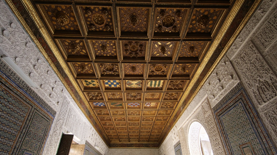 Roof in one of the rooms