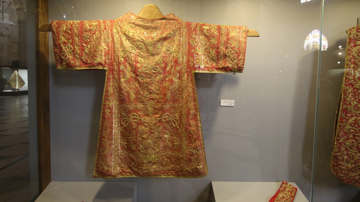 Old clothing display