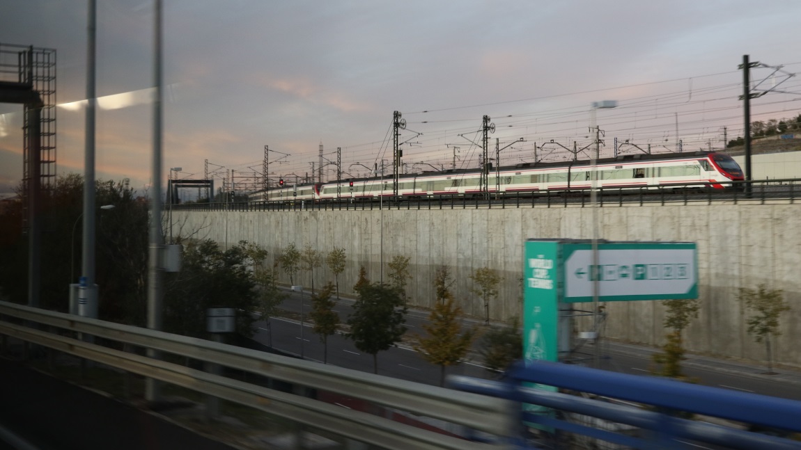Train heading south