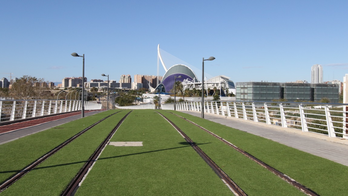 Former light rail line