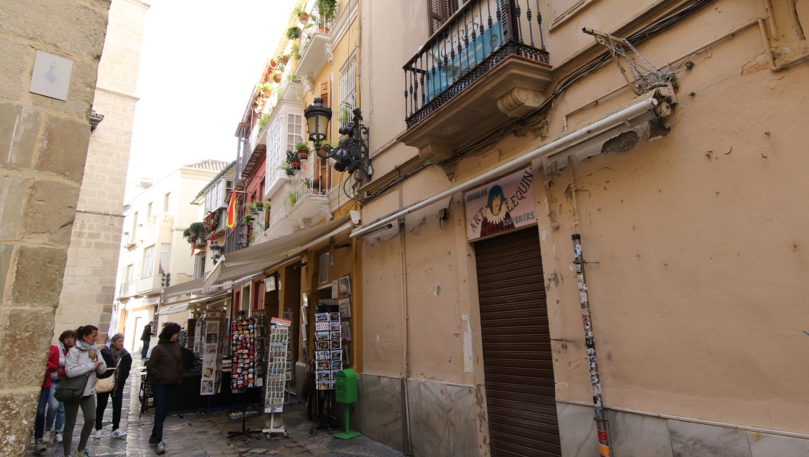 Outside the Picasso Museum