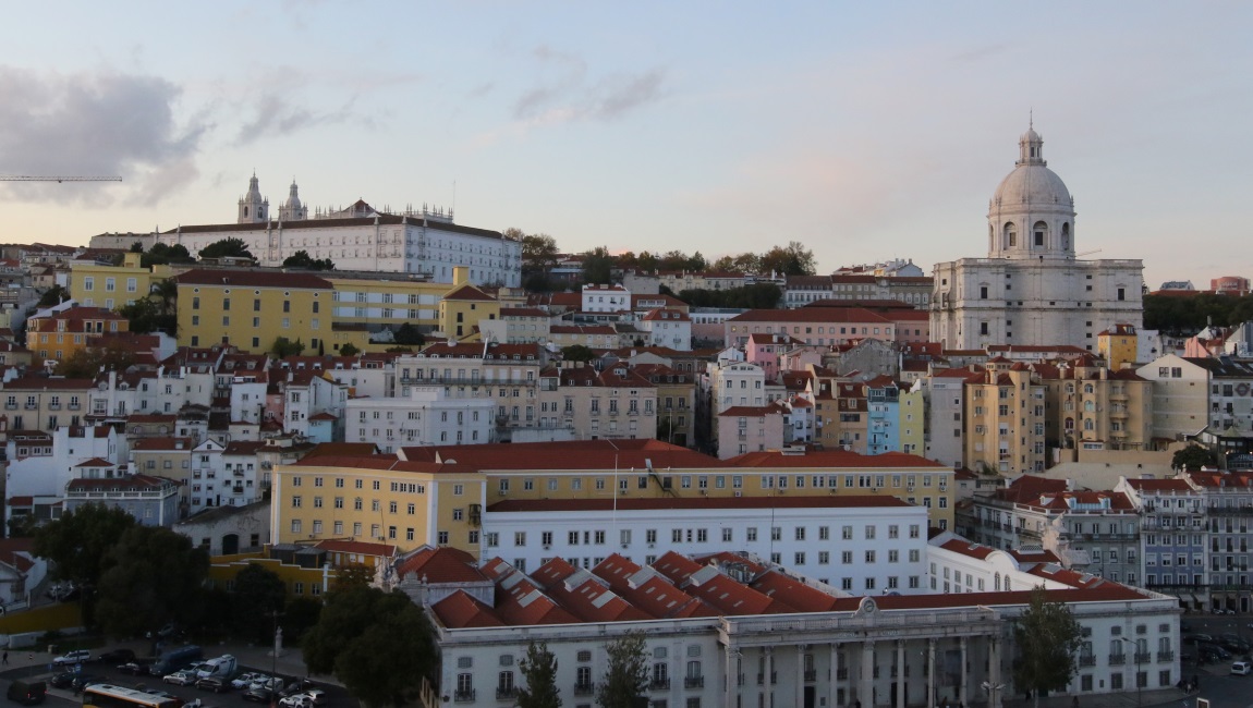 Lisbon from the Sky Princess