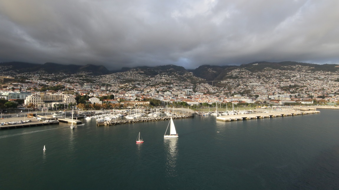 Departing Funchal