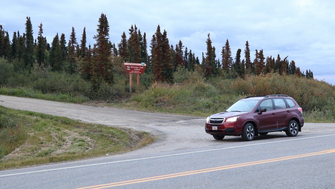Wickersham Dome trailhead