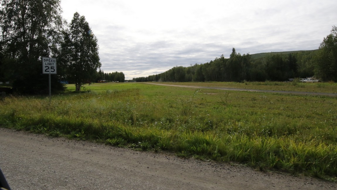 Manley Hot Springs air strip.