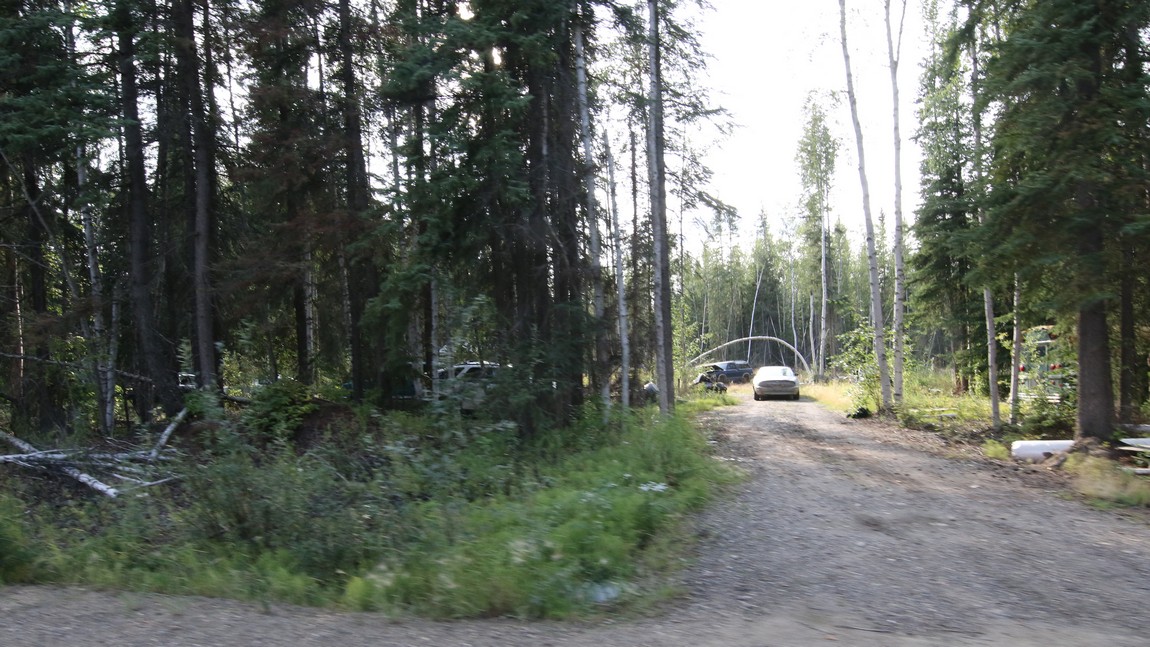 Large number of abandoned cars
