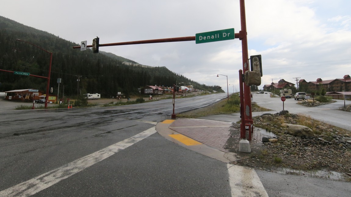 Traffic lights are covered