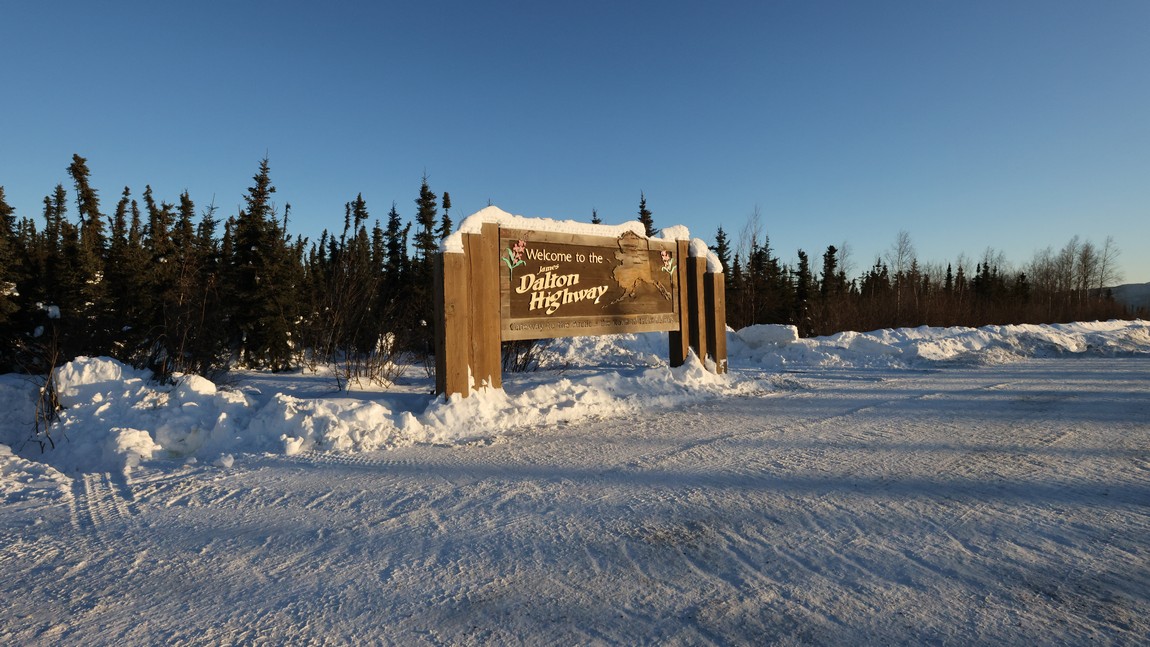 Sign at the beginning