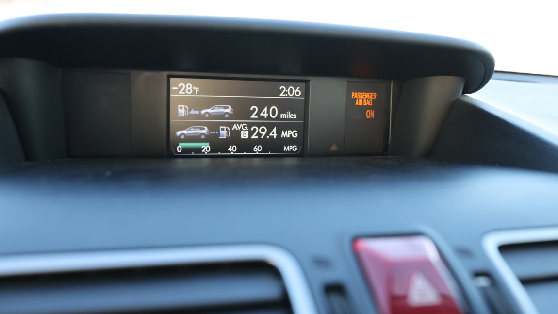 Temperature -28 degrees below