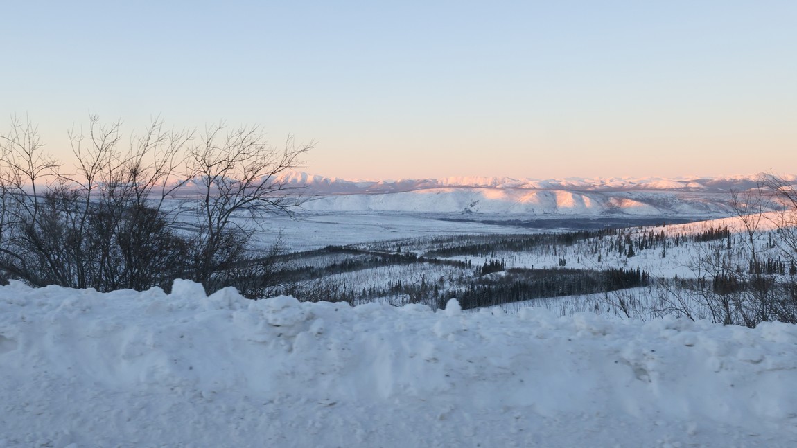 Near the top of Gobblers Knob